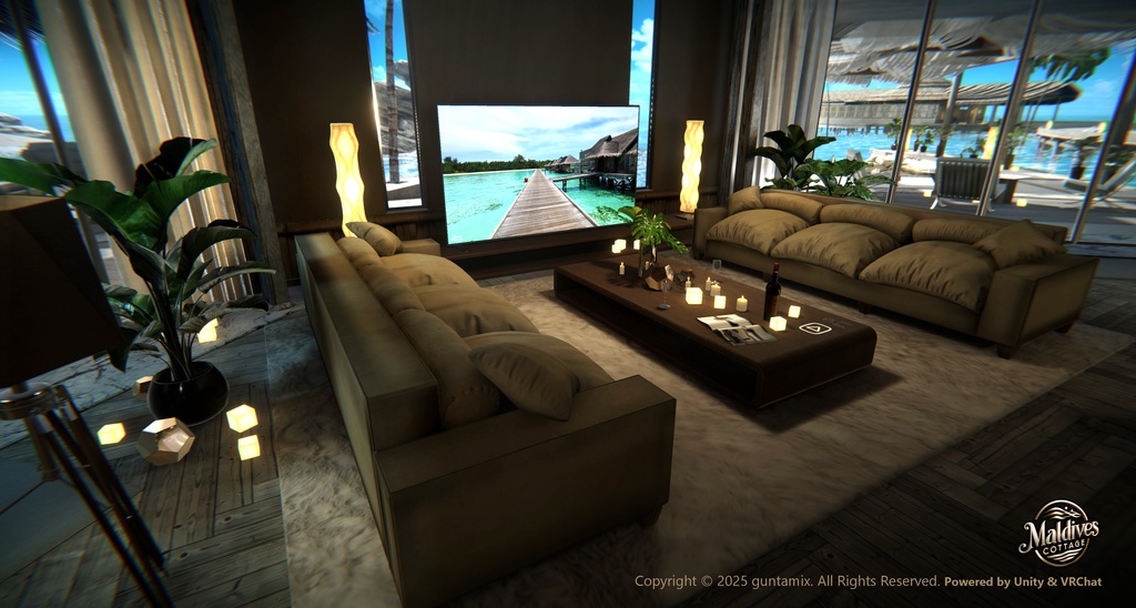 【販売ワールド】Maldives Cottage (モルジブ・コテージ)PC/Quest対応