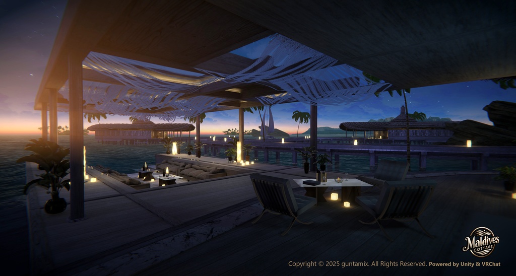 【販売ワールド】Maldives Cottage (モルジブ・コテージ)PC/Quest対応