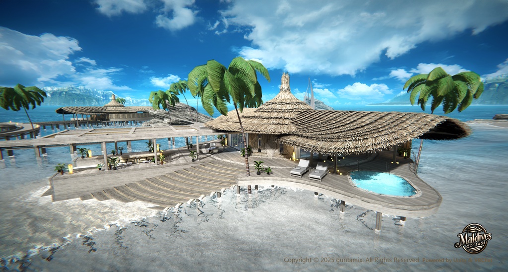 【販売ワールド】Maldives Cottage (モルジブ・コテージ)PC/Quest対応