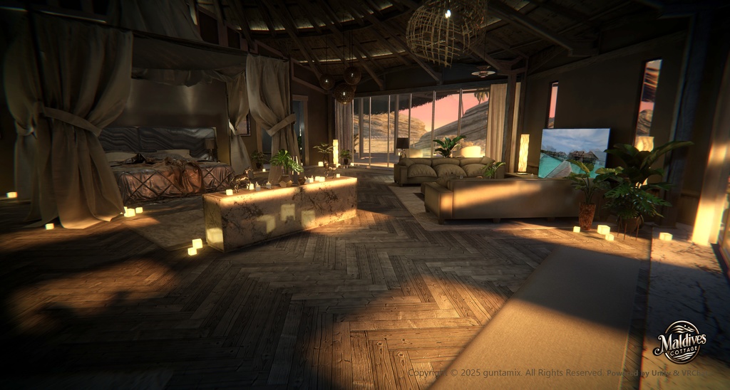 【販売ワールド】Maldives Cottage (モルジブ・コテージ)PC/Quest対応