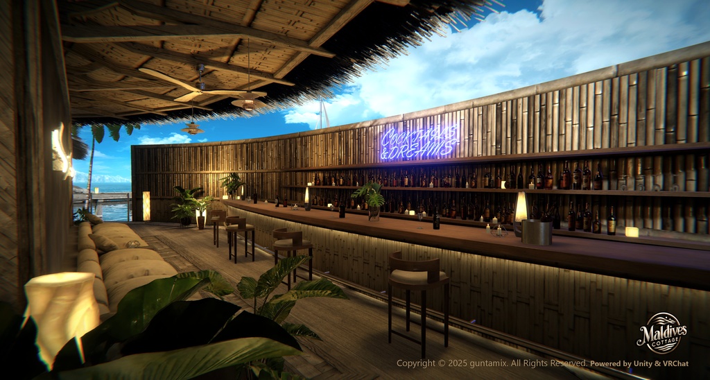 【販売ワールド】Maldives Cottage (モルジブ・コテージ)PC/Quest対応