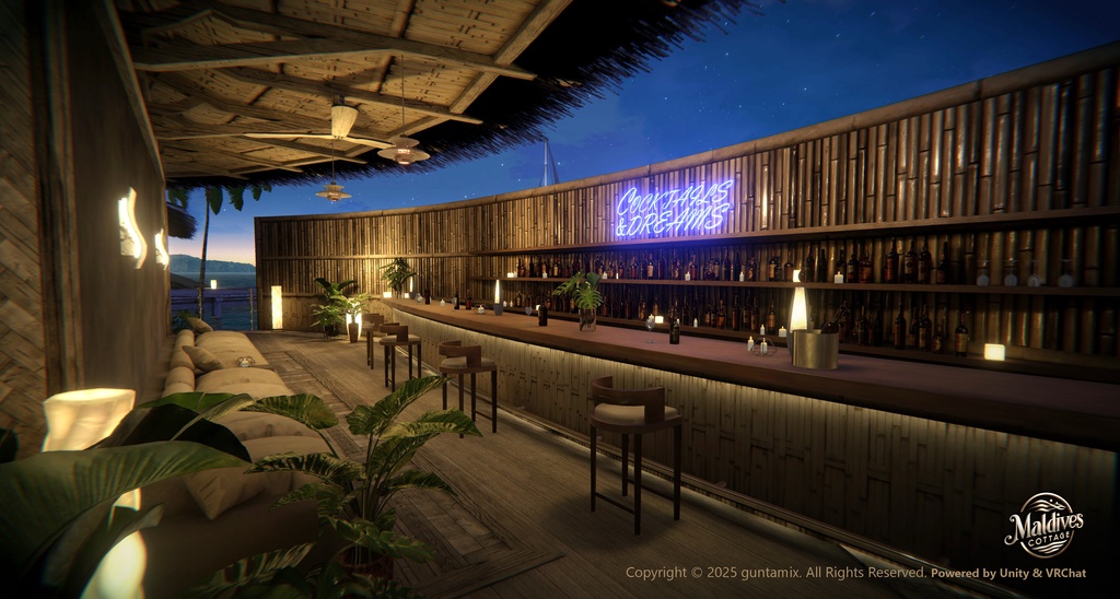 【販売ワールド】Maldives Cottage (モルジブ・コテージ)PC/Quest対応