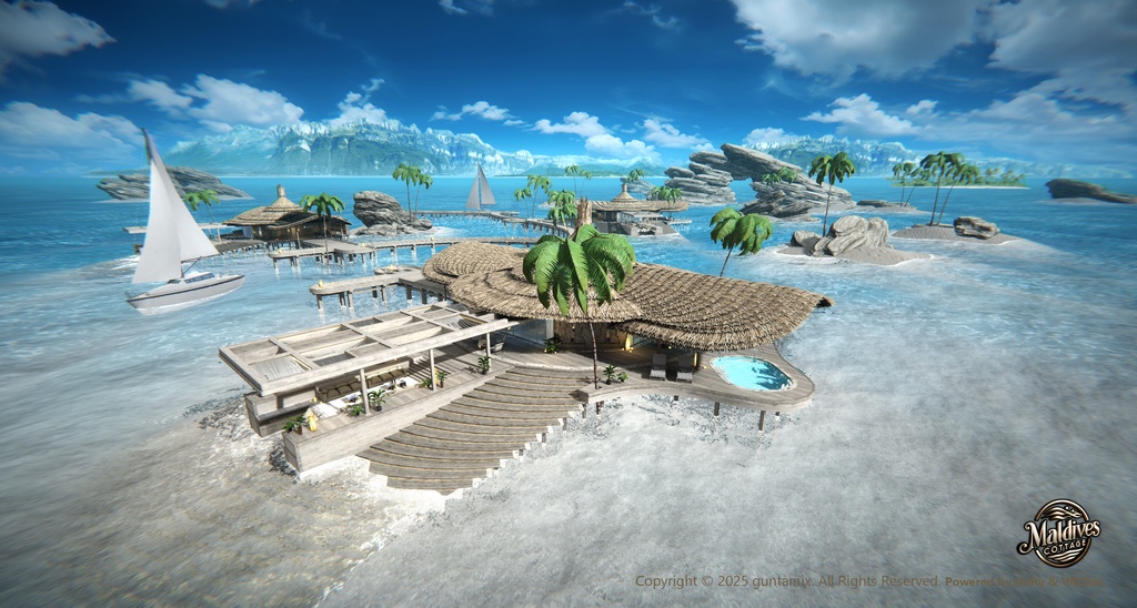 【販売ワールド】Maldives Cottage (モルジブ・コテージ)PC/Quest対応