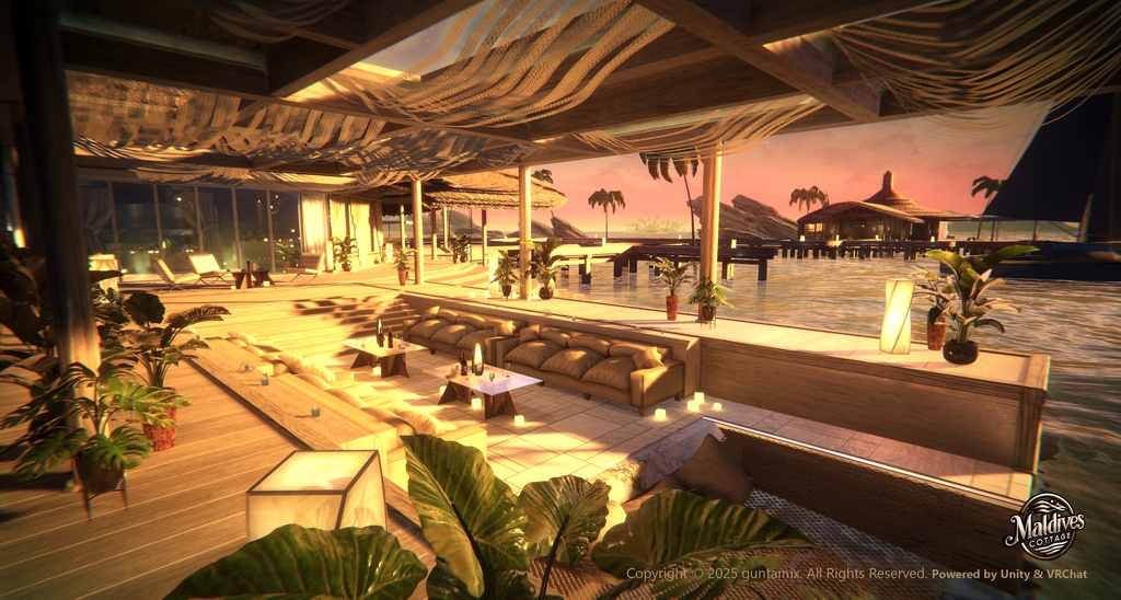 【販売ワールド】Maldives Cottage (モルジブ・コテージ)PC/Quest対応