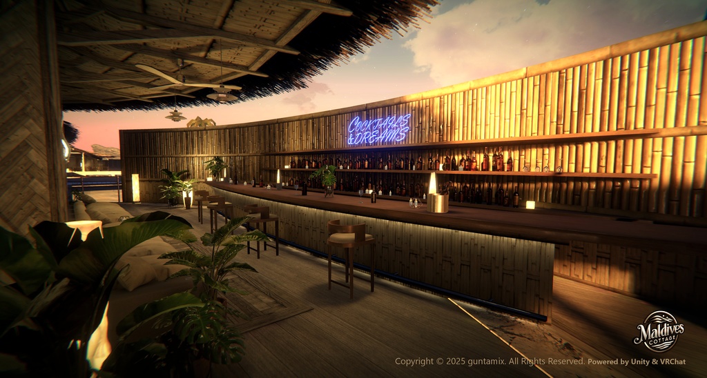 【販売ワールド】Maldives Cottage (モルジブ・コテージ)PC/Quest対応