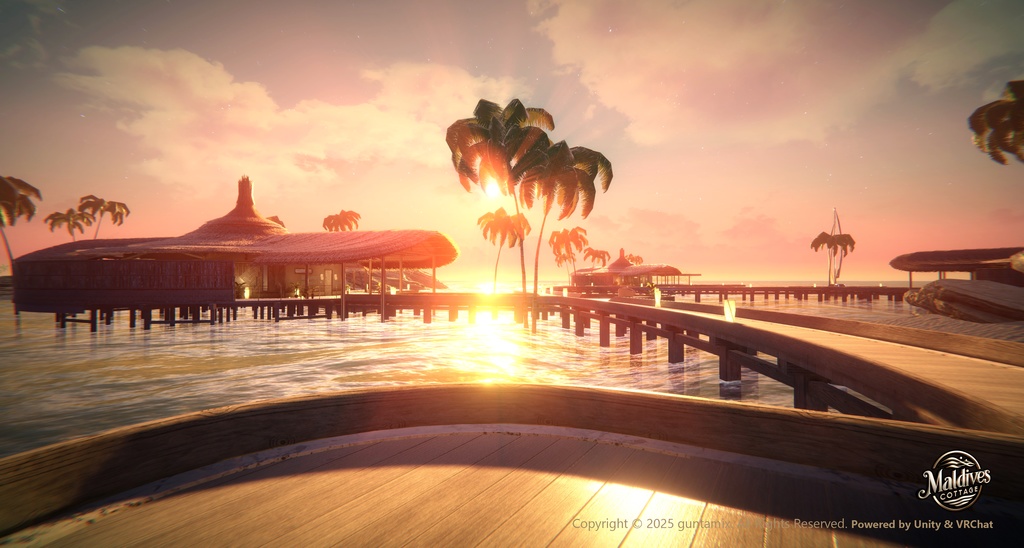 【販売ワールド】Maldives Cottage (モルジブ・コテージ)PC/Quest対応