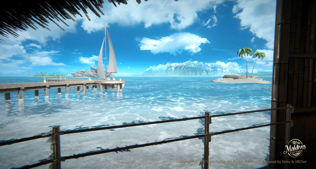 【販売ワールド】Maldives Cottage (モルジブ・コテージ)PC/Quest対応