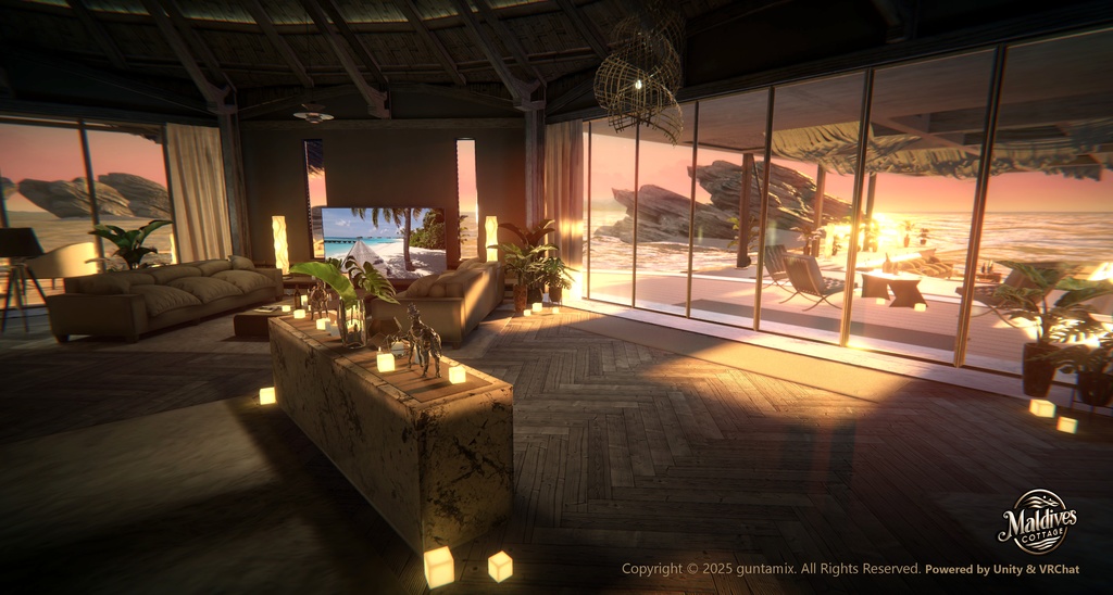 【販売ワールド】Maldives Cottage (モルジブ・コテージ)PC/Quest対応