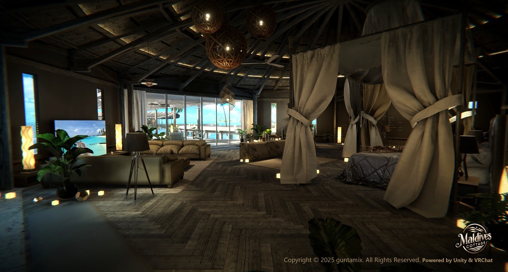 【販売ワールド】Maldives Cottage (モルジブ・コテージ)PC/Quest対応