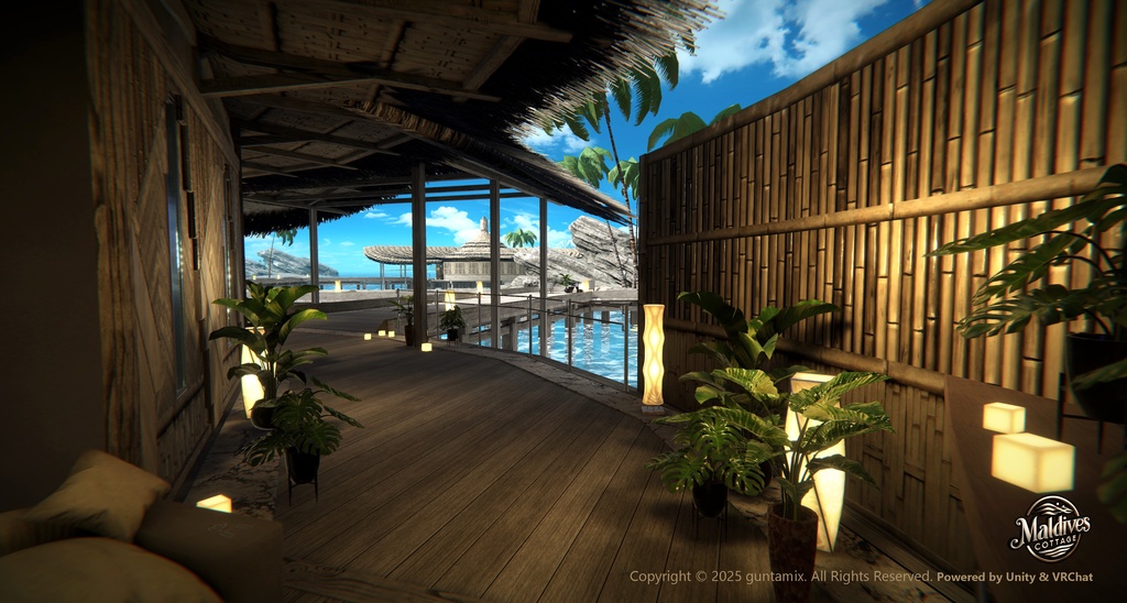 【販売ワールド】Maldives Cottage (モルジブ・コテージ)PC/Quest対応