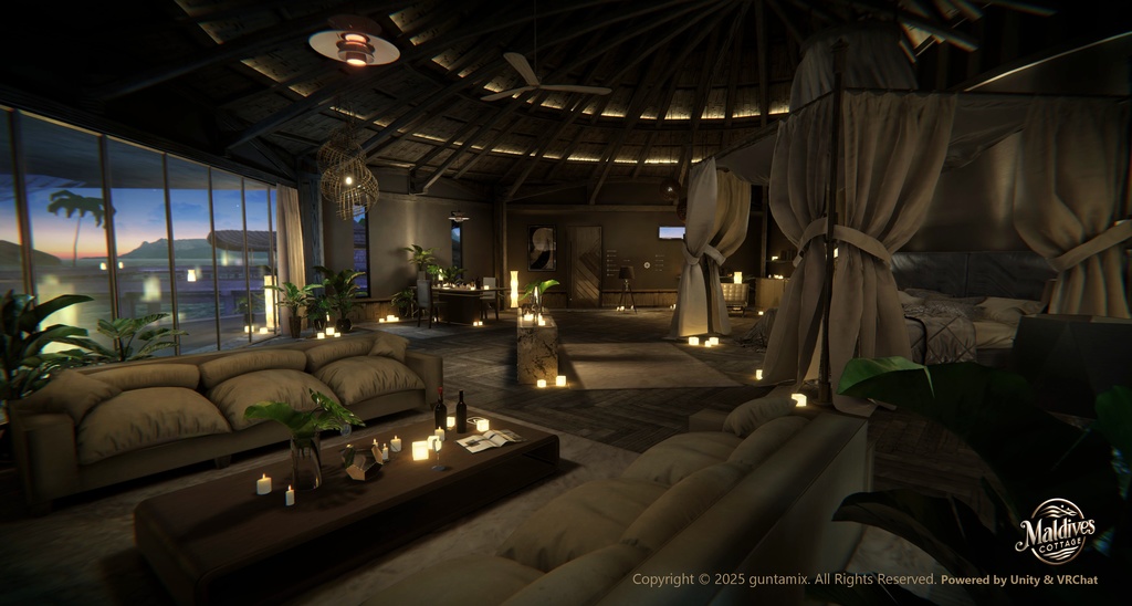 【販売ワールド】Maldives Cottage (モルジブ・コテージ)PC/Quest対応