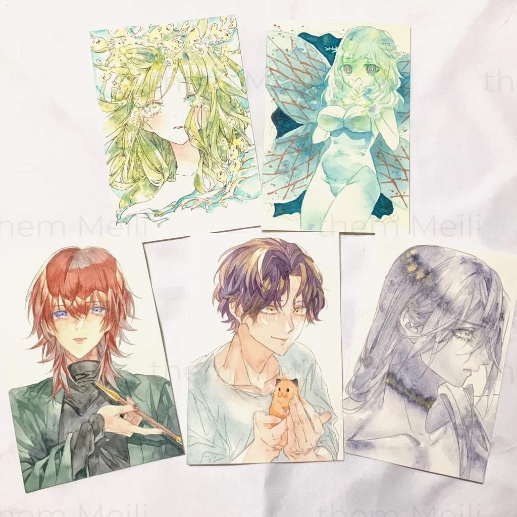 原画イラスト 水彩