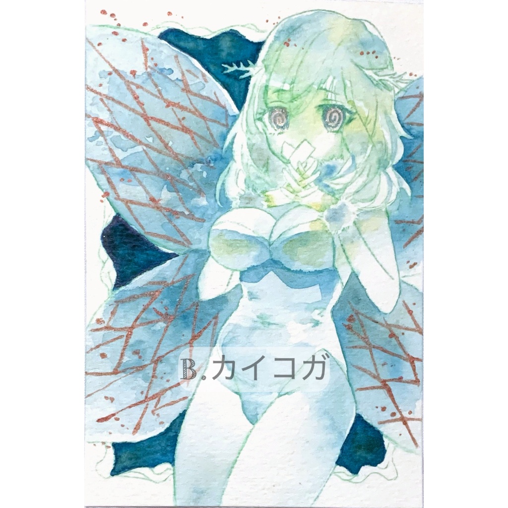 原画イラスト 水彩