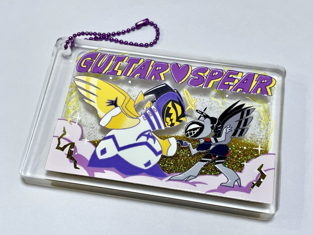 ギタスピグリッターアクキー