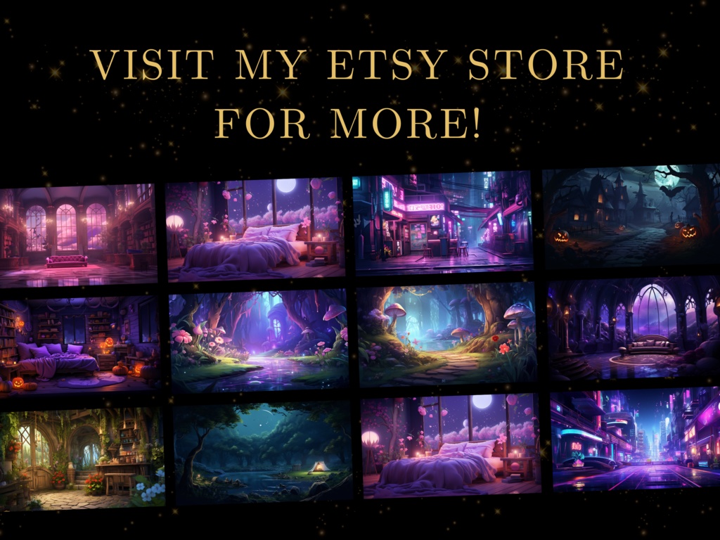 Vtuber Animated Background, Cozy Lofi Plant Bedroom 3, Green Twitch Fantasy Stream Overlay, Virtual Fantasy, Vtuber Seamless Loop Background