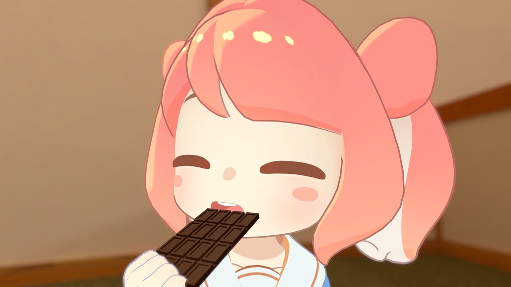 滴るチョコレート