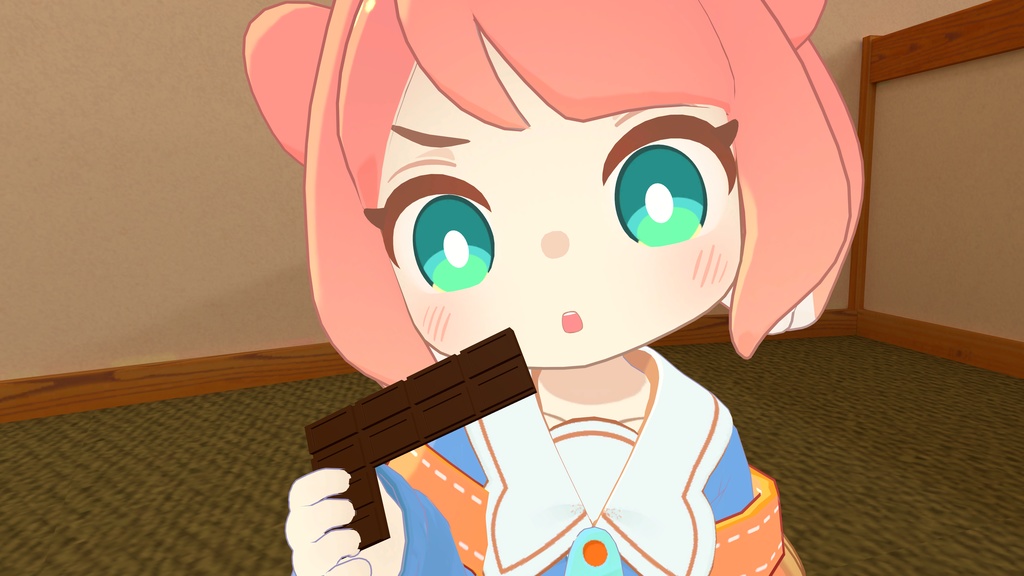 滴るチョコレート