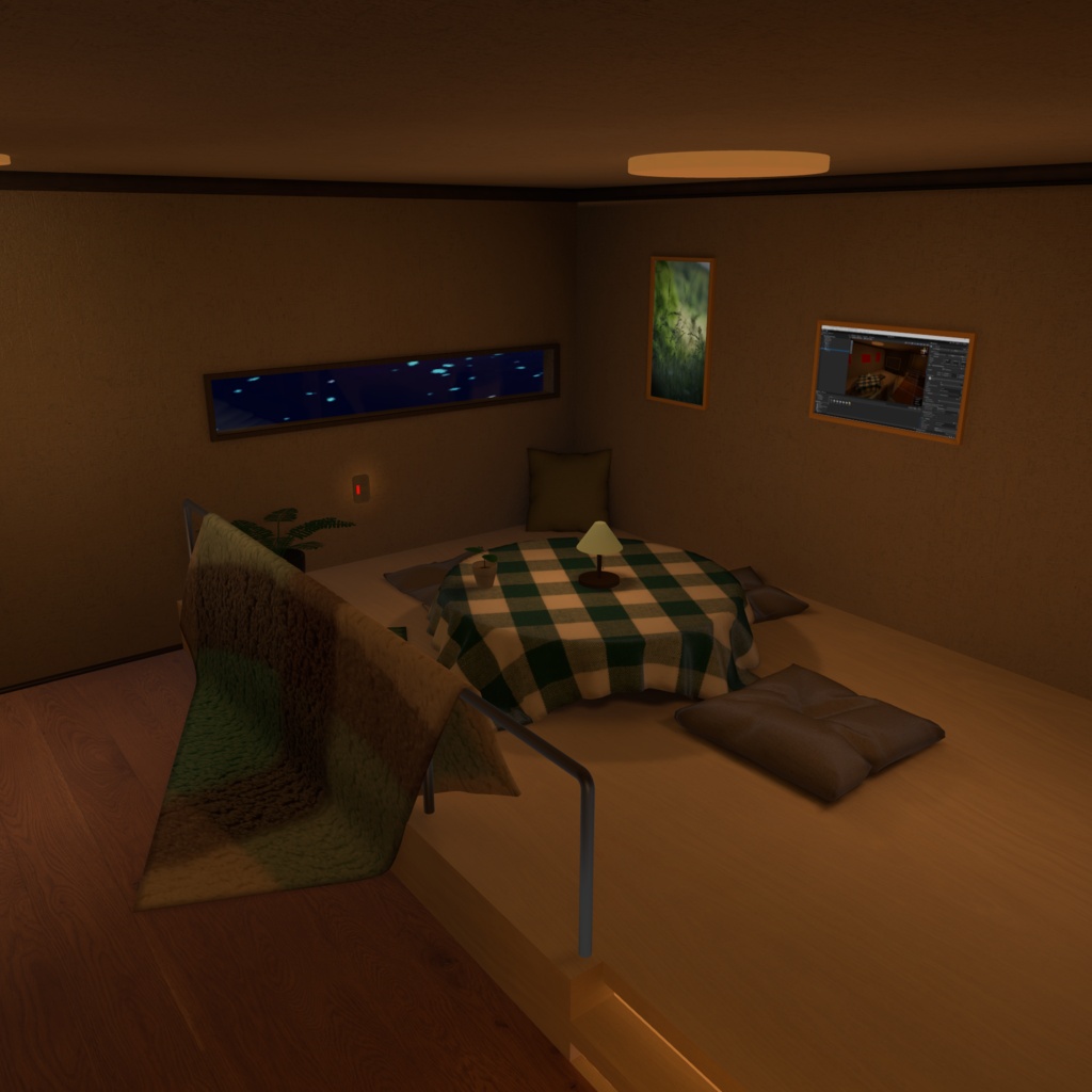 【VRChat向けワールド】Soft Amber