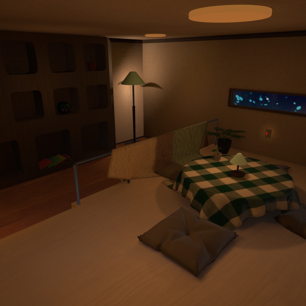【VRChat向けワールド】Soft Amber