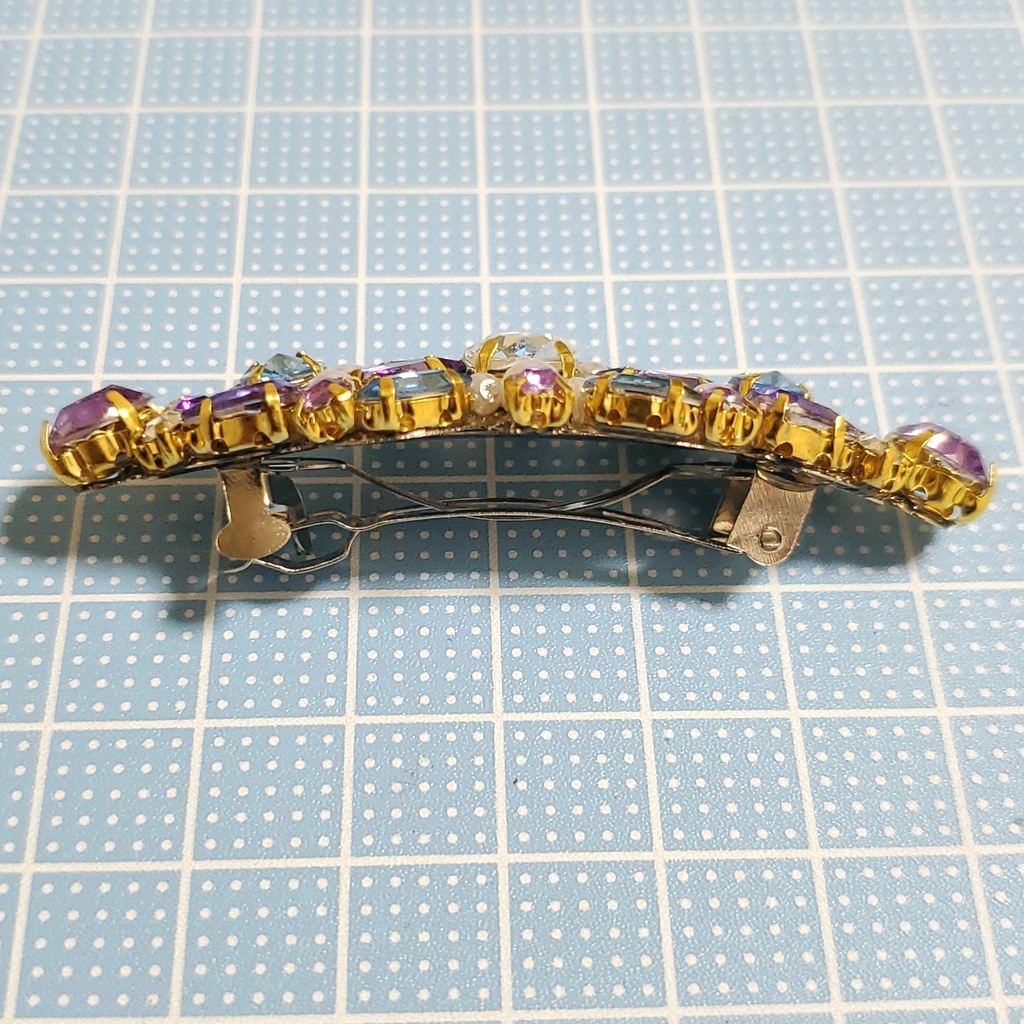 ツイステ オクタヴィネル寮 イメージ ビジュー バレッタ