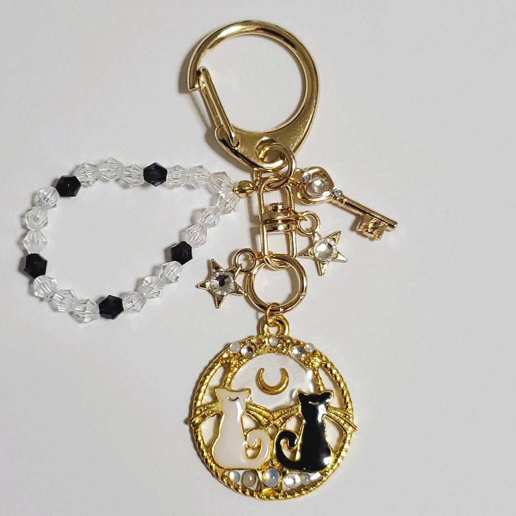 美少女戦士セーラームーン ルナ&アルテミスイメージ チャーム キーホルダー