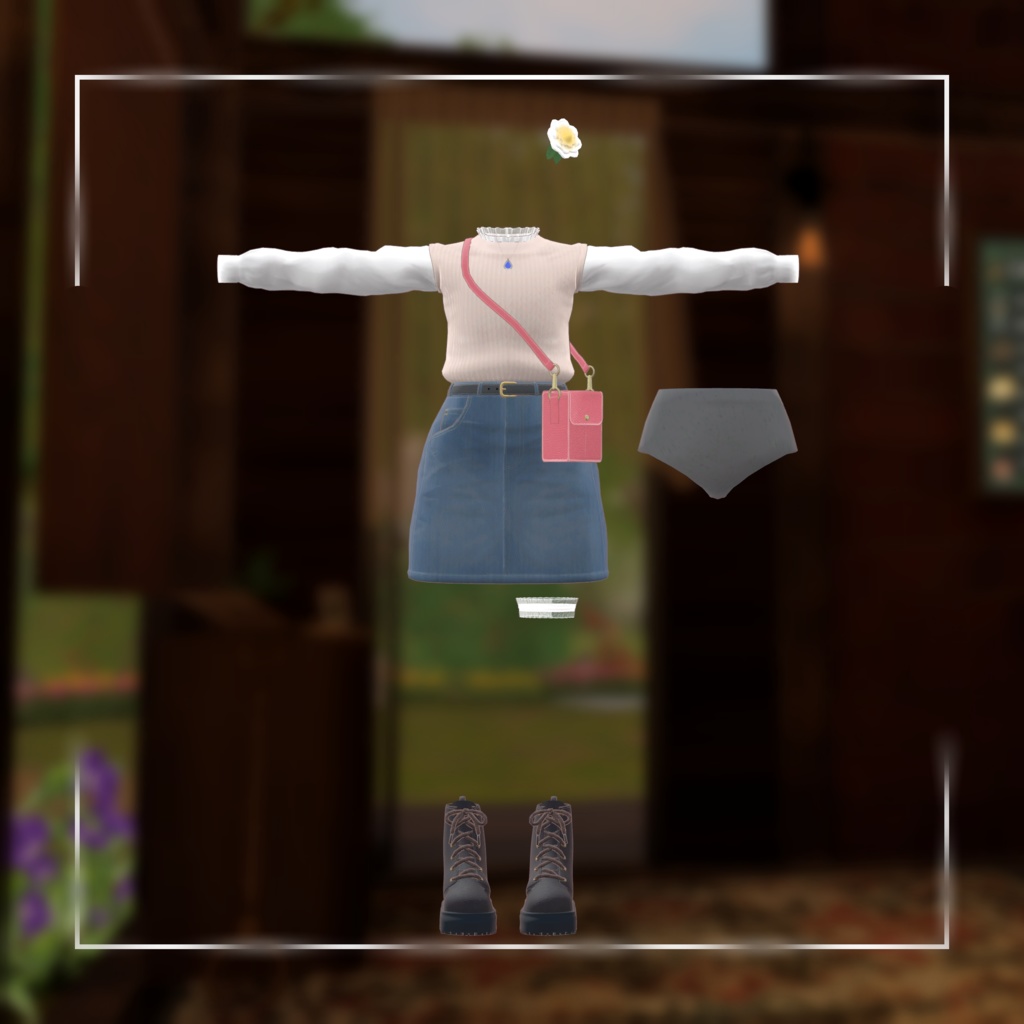 【ツユナ発売記念応援セール!!】時雨の街歩きセット – ShigureCasualSet【ツユナ対応服】