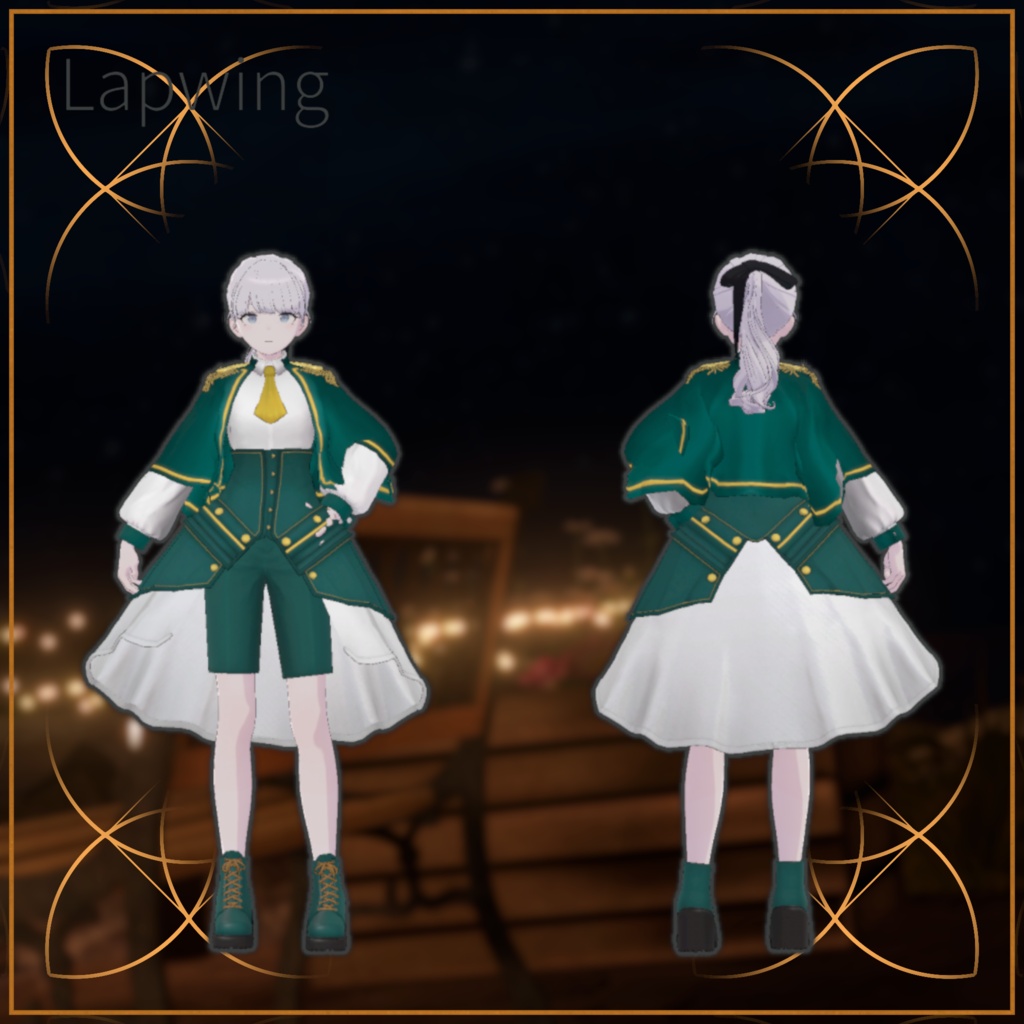 月華の舞踏会、NocturneWaltzDress【10アバター+対応】