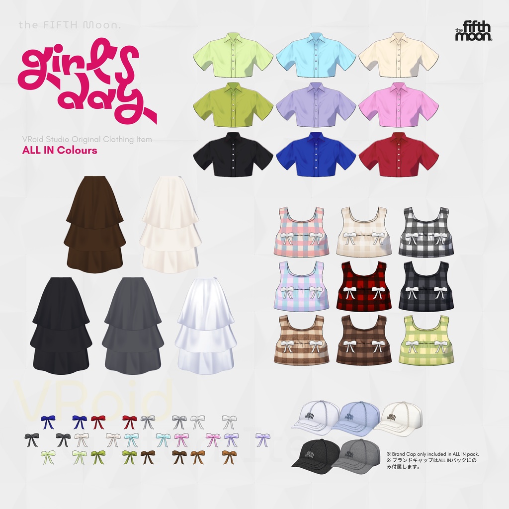 【VRoid】Girl's Day *SALE* | mix&match colours | #theFIFTHMoon