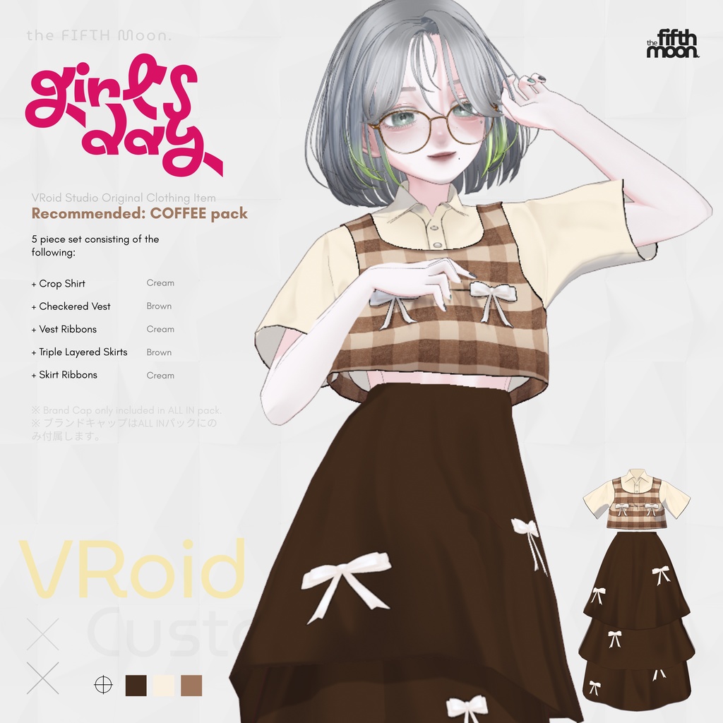 【VRoid】Girl's Day *SALE* | mix&match colours | #theFIFTHMoon