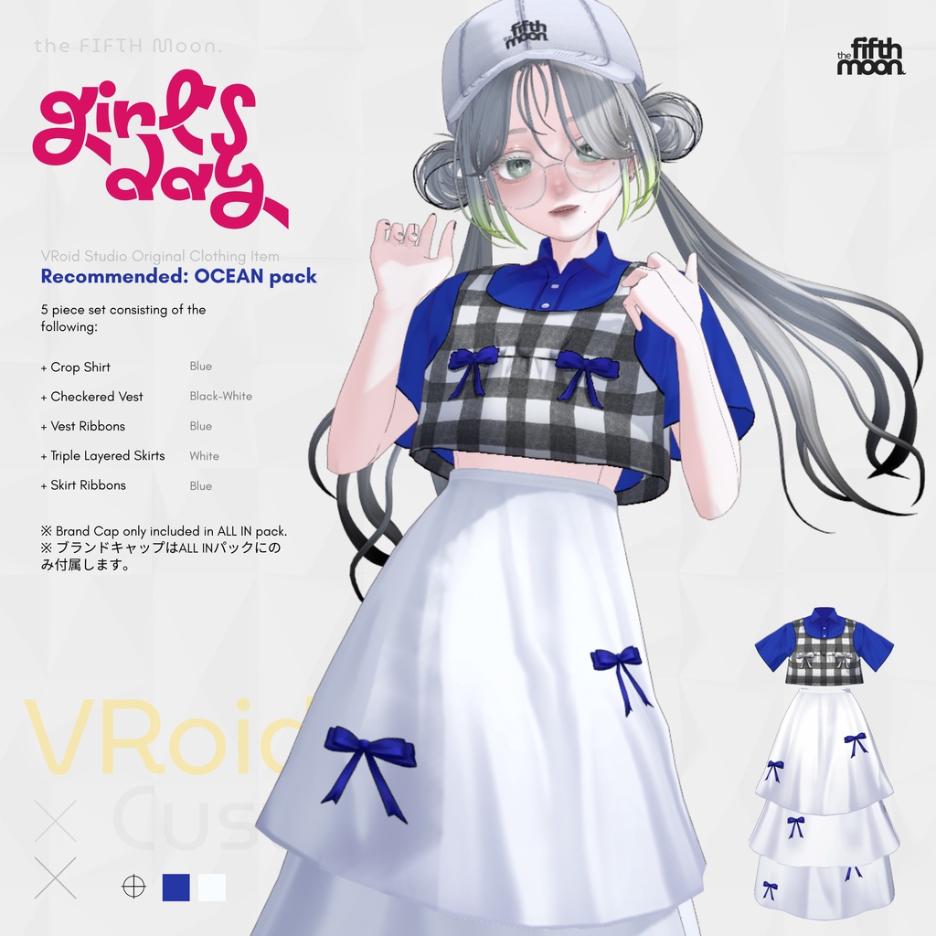 【VRoid】Girl's Day *SALE* | mix&match colours | #theFIFTHMoon