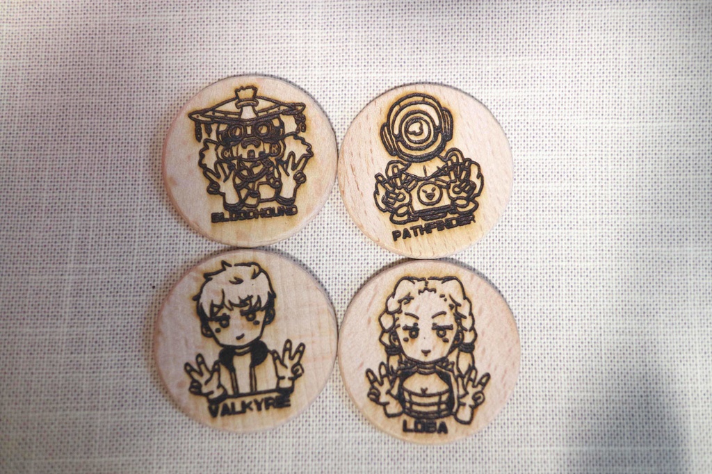 えぺくすウッドキーホルダー２