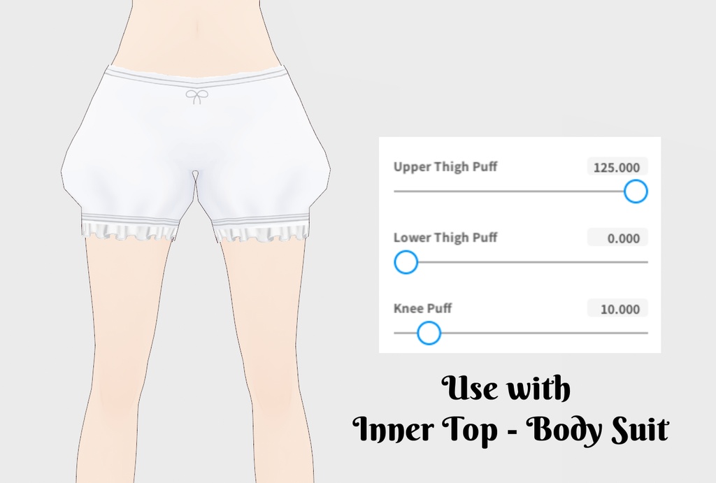 FREE Puffy Bloomers for VRoid Studio Stable