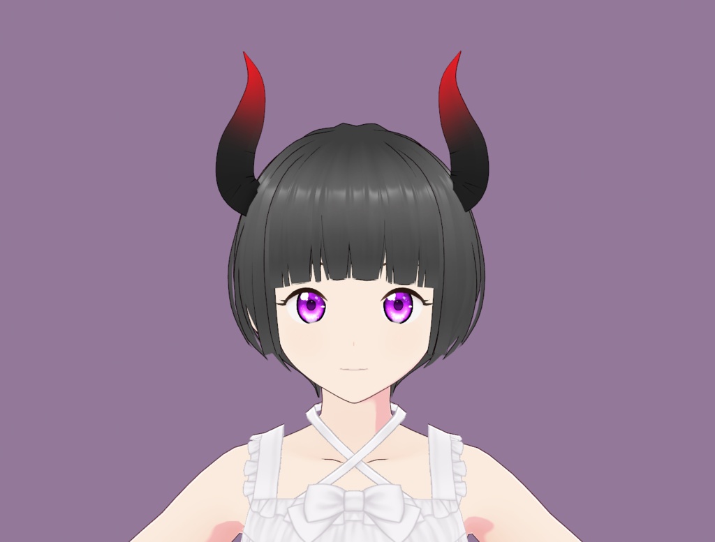 FREE - Pointy Tipped Demon Horns Preset for VRoid Stable