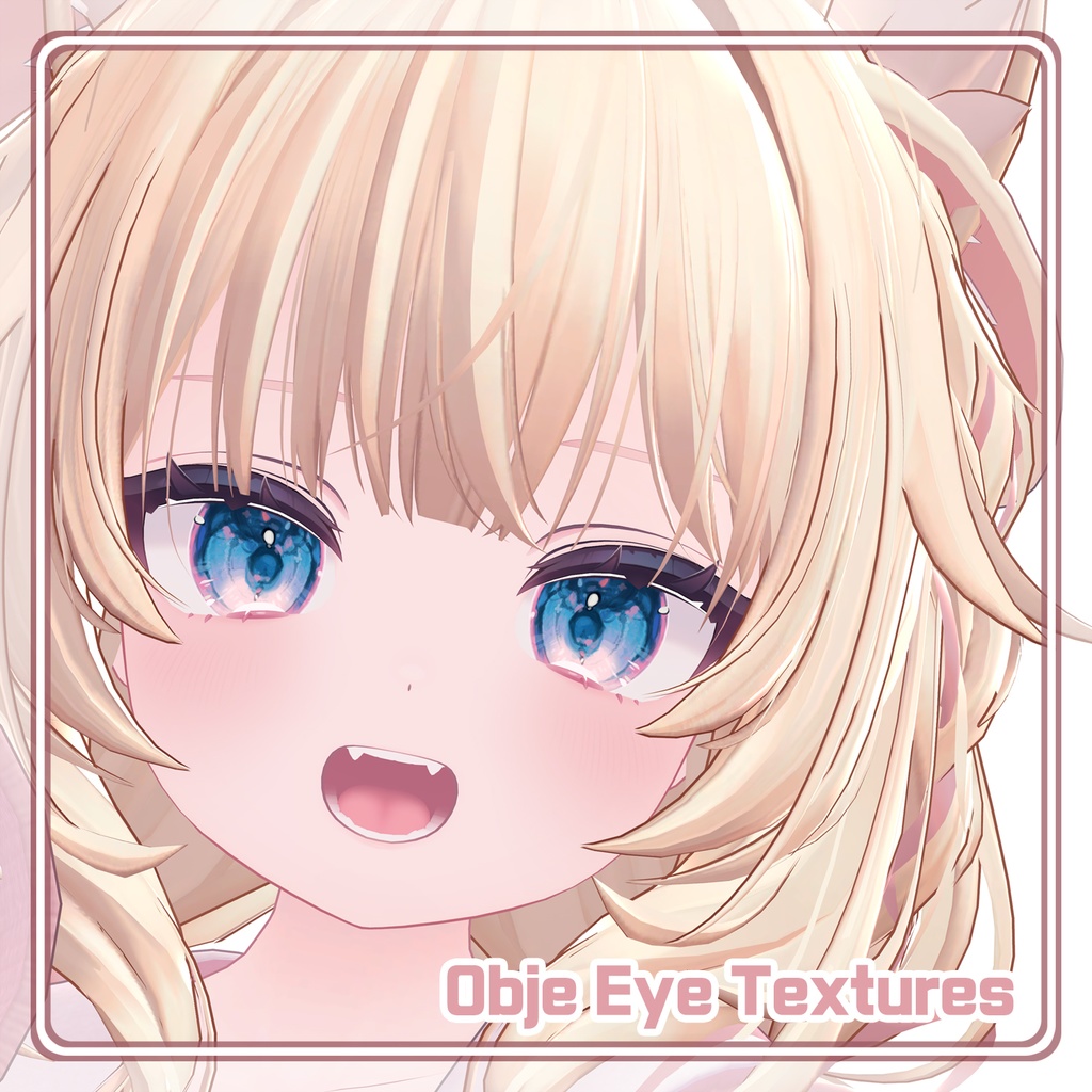 【16 Avatars】 Obje Eye Textures (8色 8Color)