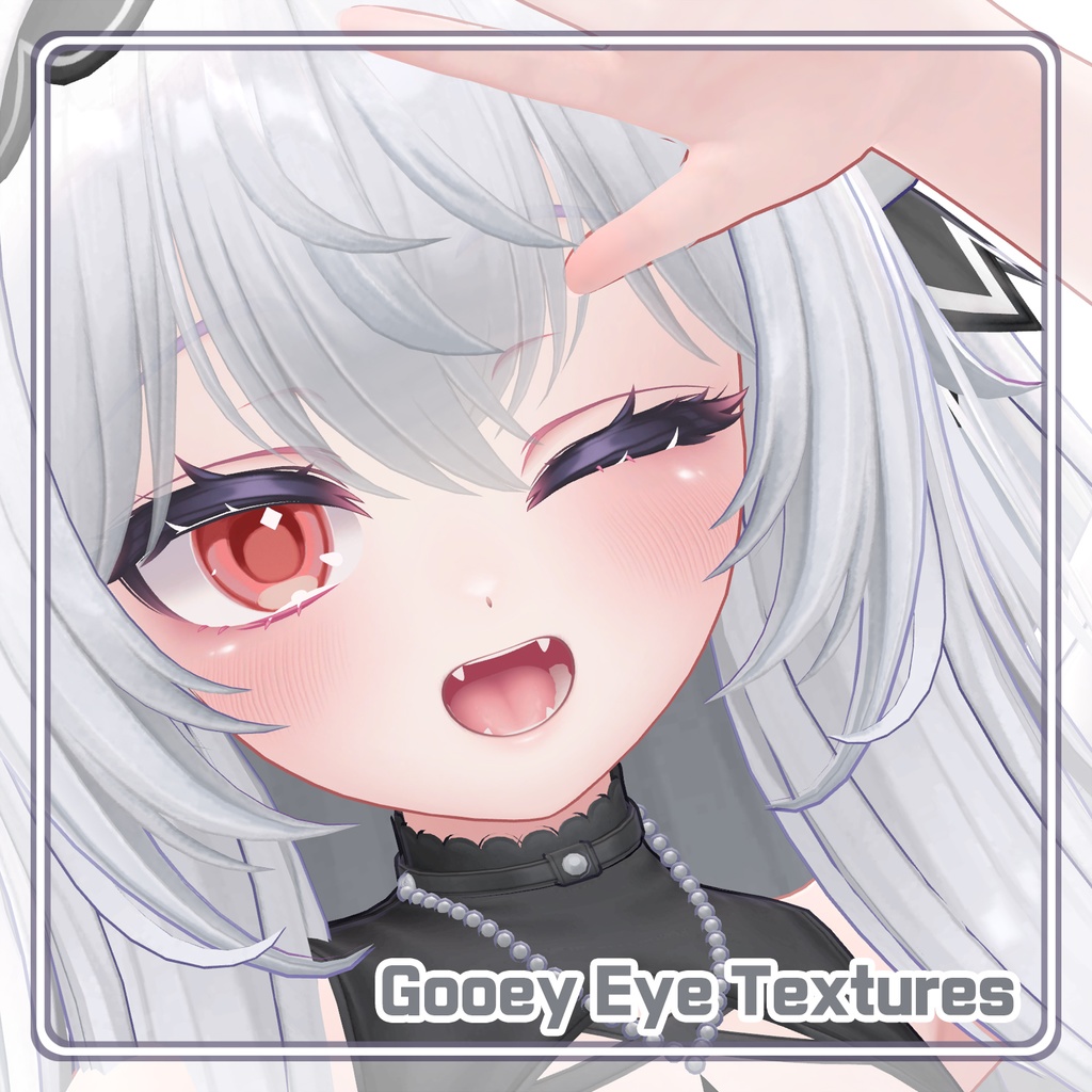 【16 Avatars】 Gooey Eye Textures (6色 6Color)