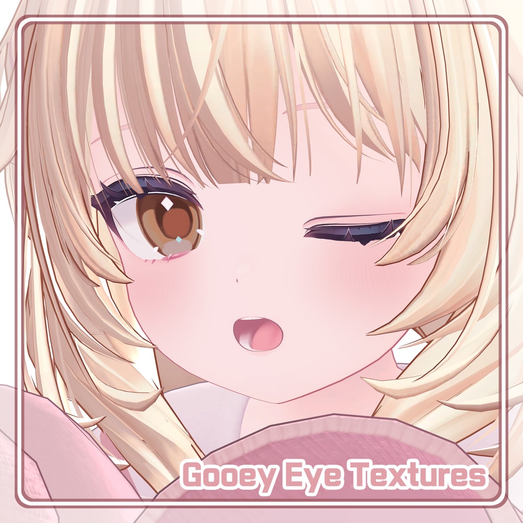 【16 Avatars】 Gooey Eye Textures (6色 6Color)
