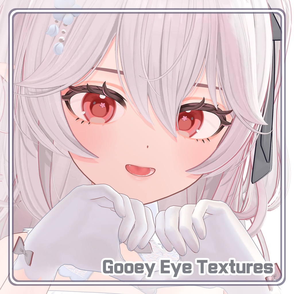 【21 Avatars】 Gooey Eye Textures (6色 6Color)