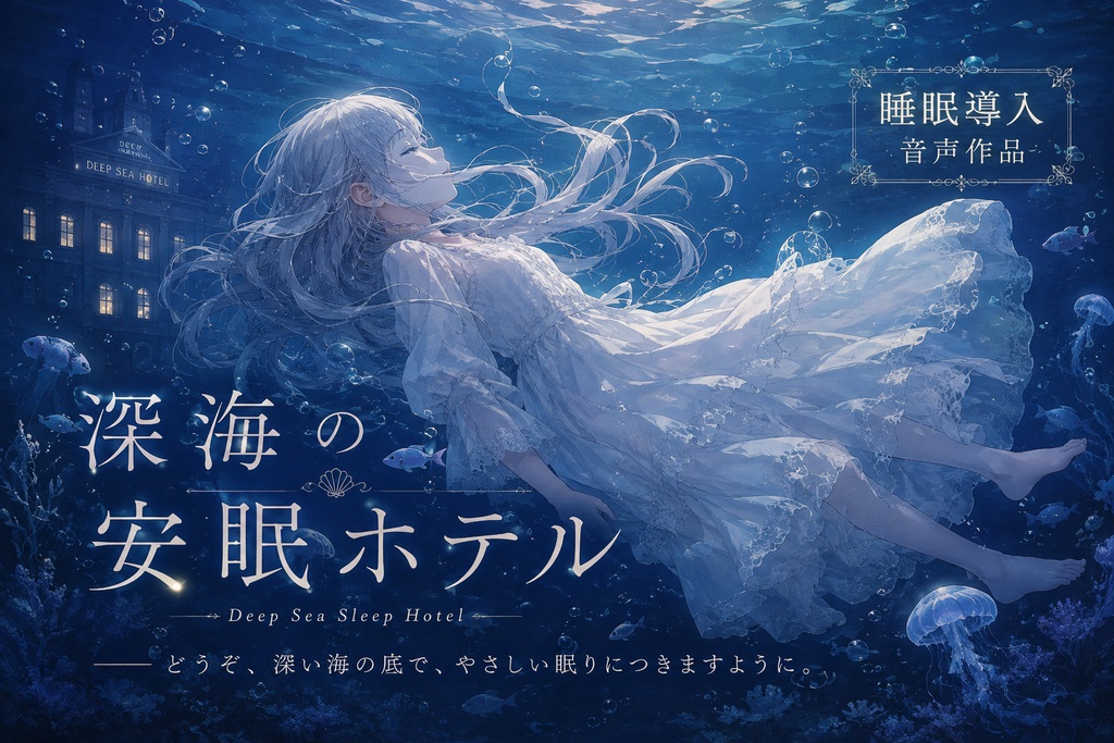 【睡眠導入/音声作品】『深海の安眠ホテル』【DL版】