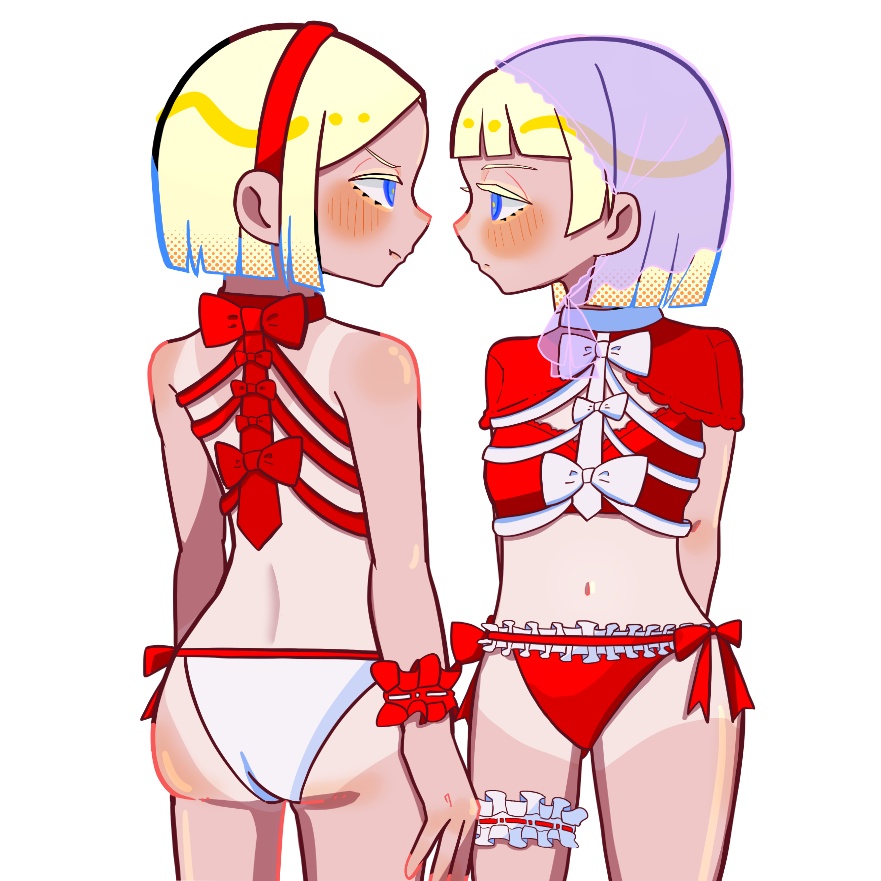 金髪双子シール