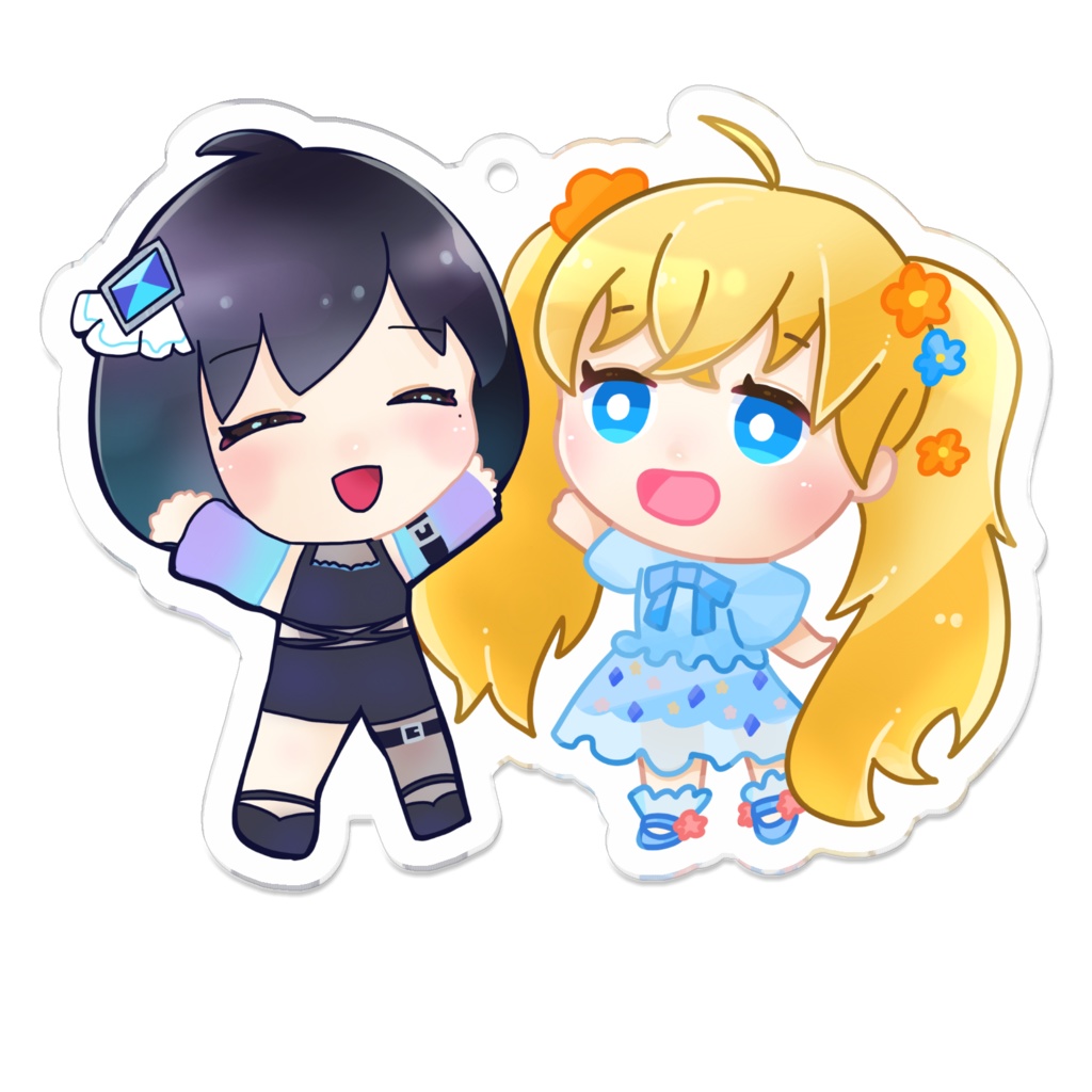 2021夏衣装アクリルキーホルダー