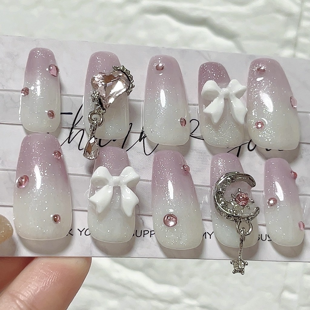 【ハンドメイド】ネイルチップ ワンホン