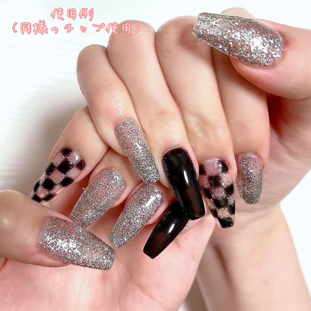 【ハンドメイド】ネイルチップ ワンホン