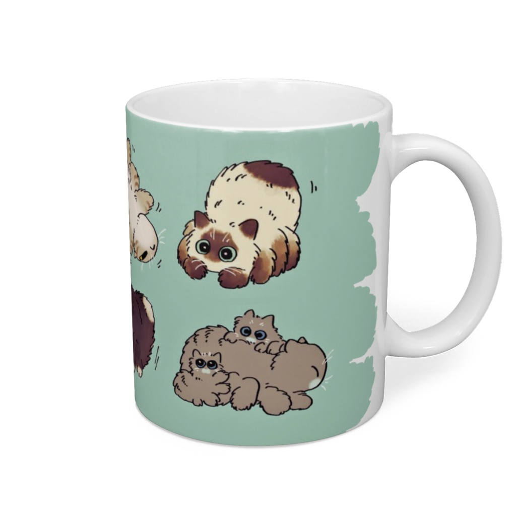 クモネコマグカップ