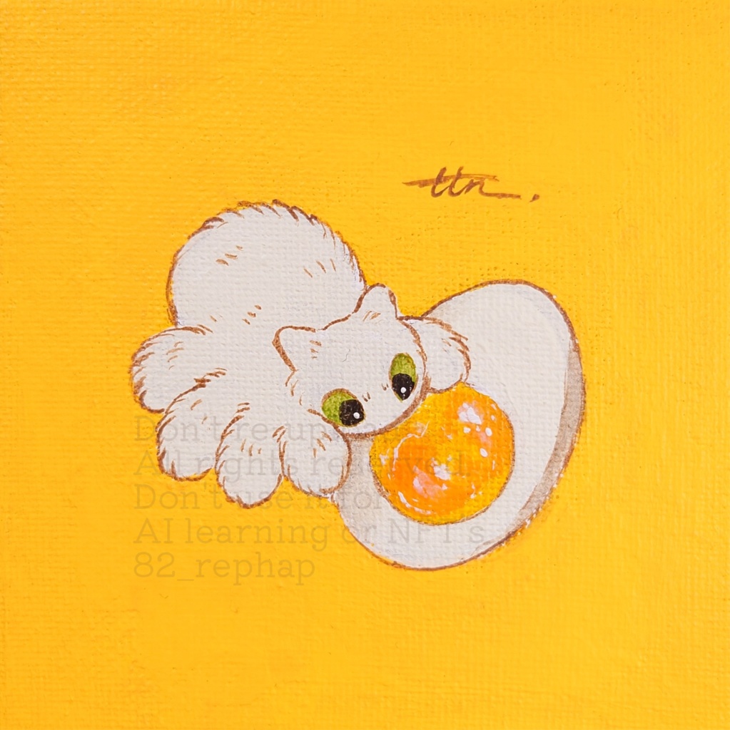 クモネコ原画ミニキャンバス