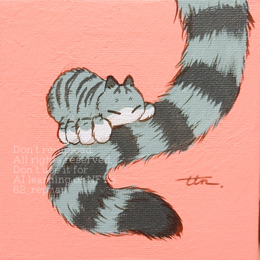 クモネコ原画ミニキャンバス