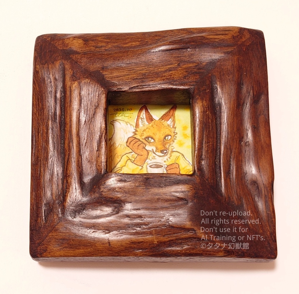 【窓辺で一息】原画