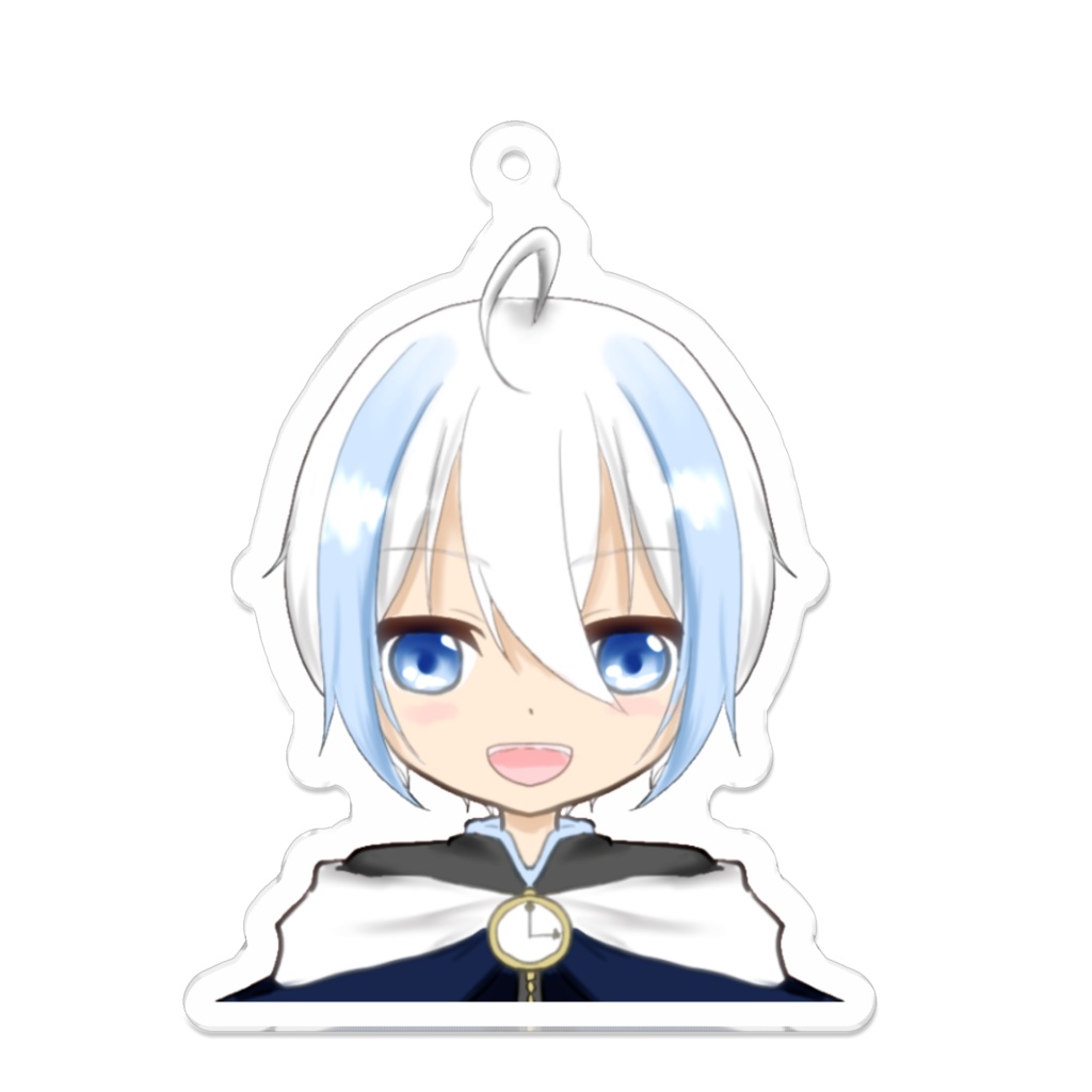 ミニ白アクキー