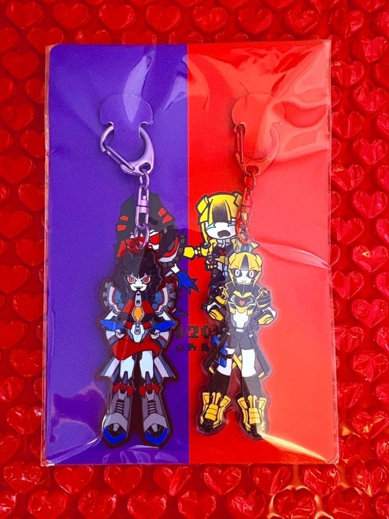 【⚠️擬人化・擬女化】RID2015🌟&🐝ペアアクキー