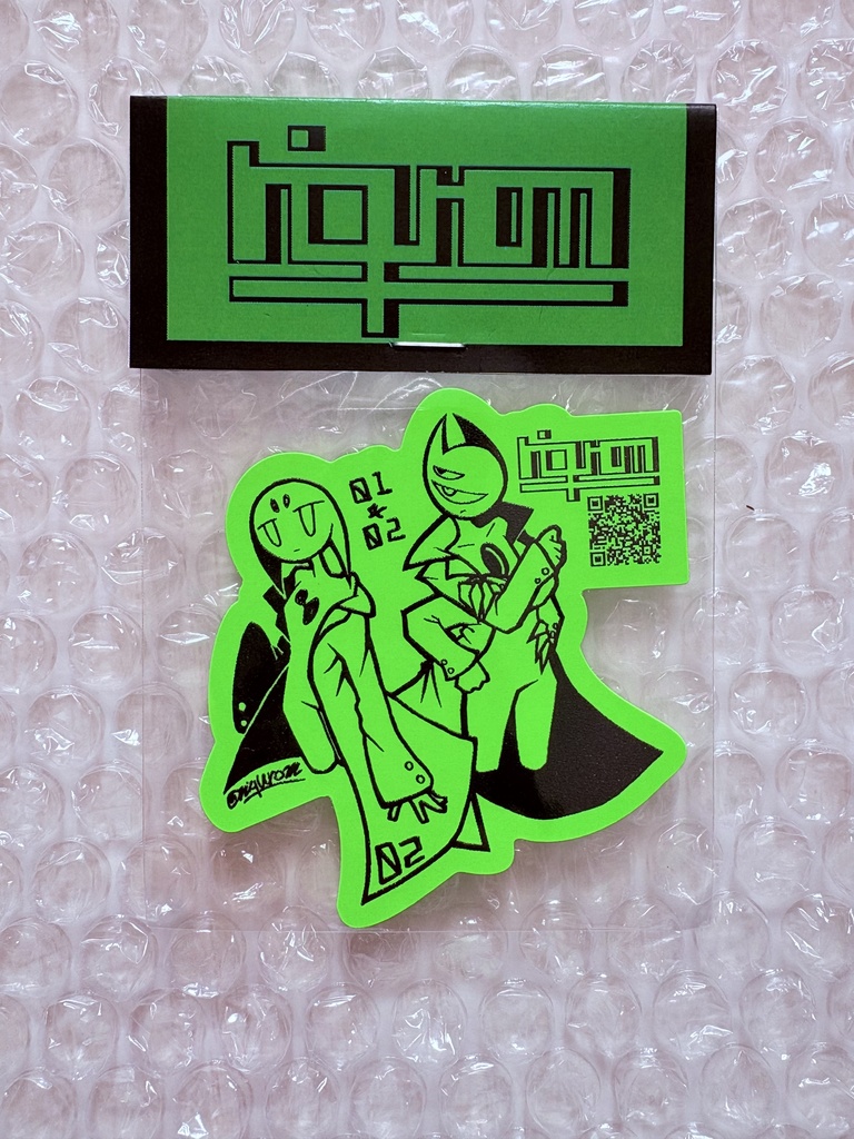 ふきげんごきげんステッカー