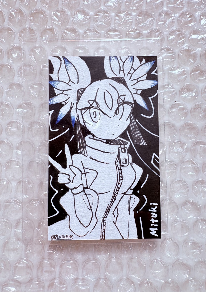 名刺サイズ原画②(ミツキ)